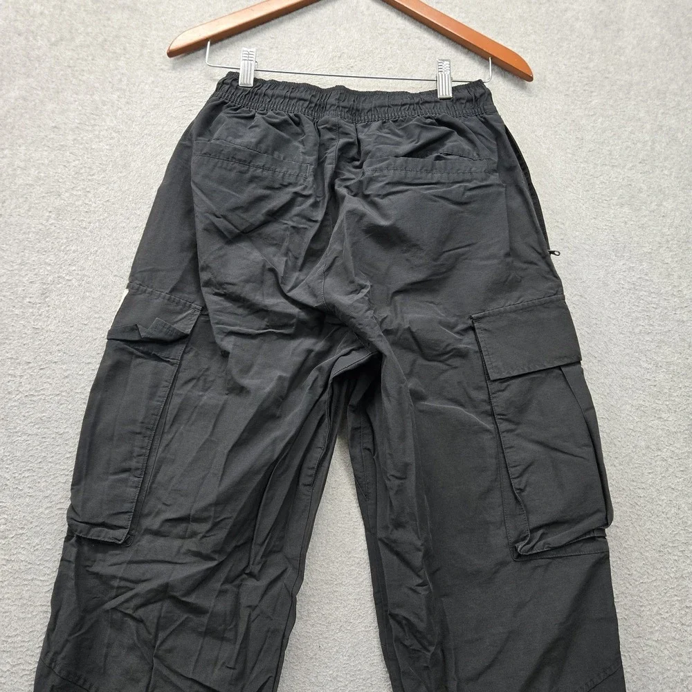Jordan Men Activewear Pants M Black Flight Woven Cargo Straight 31